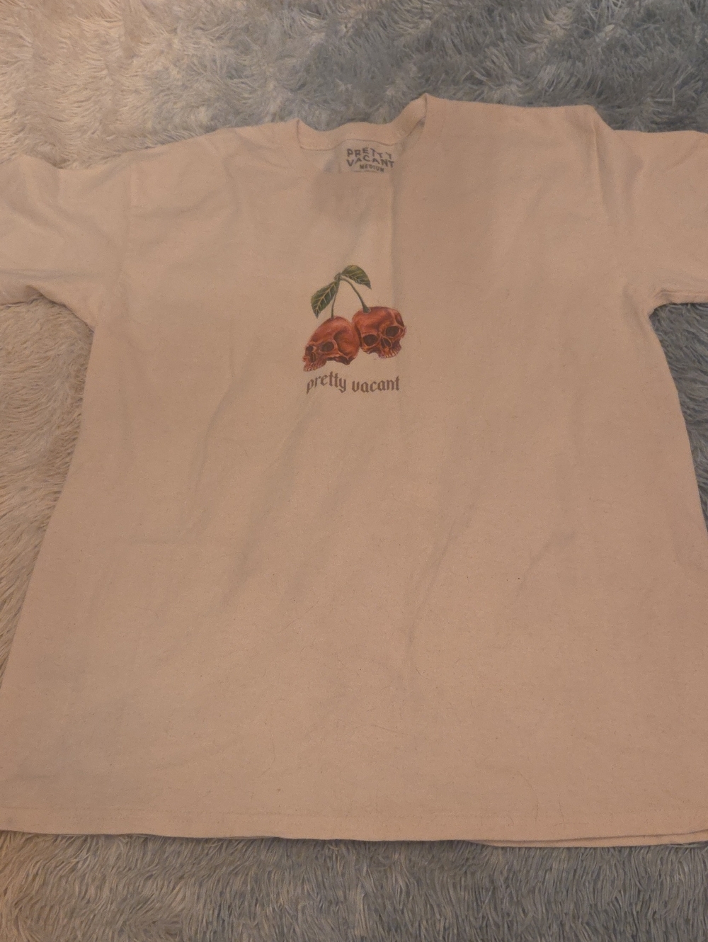 Cream Graphic Short Sleeve Tee